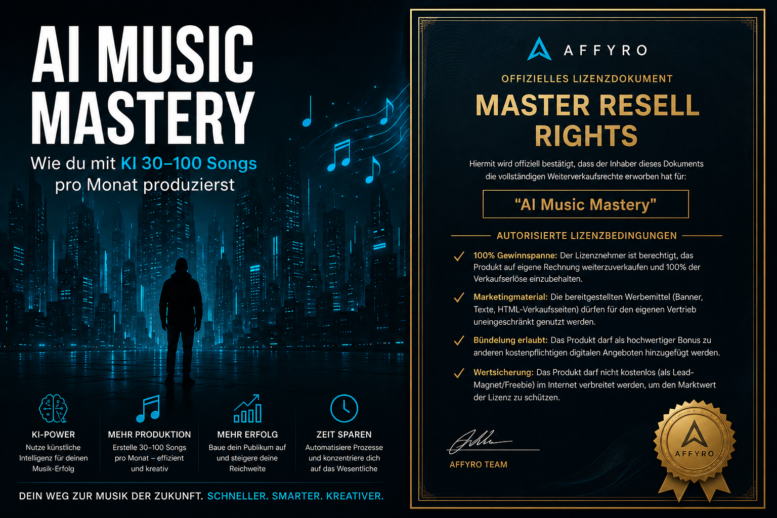 AI Music Mastery MRR Zertifikat Bundle